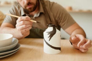 peinture sur céramique